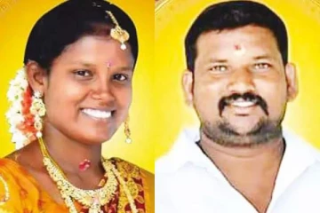 விபத்தில் கணவர் பலியானதால் உயிரைவிட்ட இளம்பெண்