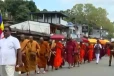 ඥානසාර හිමියන්ට යුක්තිය ඉල්ලා මහනුවරින් පටන් ගත්ත මහා පාද යාත්‍රාව අද 4 වෙනි දිනටත් - කොළඹට එන ගමන මෙන්න