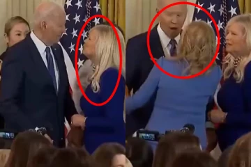 மனைவி என நினைத்து வேறொரு பெண்ணுக்கு முத்தம்; மீண்டும் சர்ச்சையில் சிக்கிய ஜோ பைடன்!