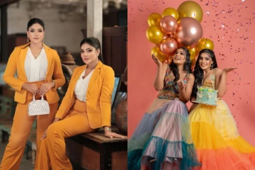 ලංකාවේ ලස්සනම ට්වින්ස්ලා ... අනුශ්කියි කණුශ්කියි එයාගේ උපන්දිනේ සමරයි...(PHOTOS)