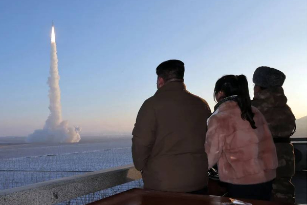 north korea fires several on west coast