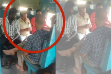 ரயிலில் ஆண்கள் செய்த செயல் - அதிர்ச்சி வீடியோவை வெளியிட்ட பெண்!