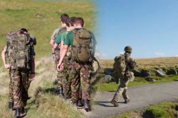 பிரித்தானியாவை வாட்டும் வெப்ப அலைகள்: பயிற்சியில் ராணுவ வீரருக்கு நடந்த பரிதாபம்!