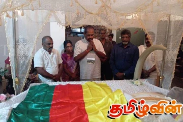 மூத்த தலைவர் மாவை சேனாதிராஜாவின் புகழுடலுக்கு கஜேந்திரகுமார் பொன்னம்பலம் அஞ்சலி