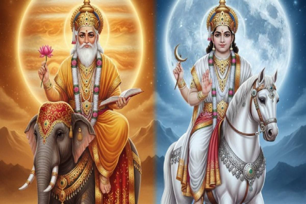 இன்று குரு - சந்திரன் சேர்க்கை: பணக்கட்டை அள்ளப்போகும் கோடீஸ்வர ராசிகள் யார்? | Guru Chandran Serkai Lucky Zodiac Signs 2026