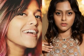 ஸ்கின் டோன் ஆடையில் முரட்டு போஸ்!! இலங்கை பாடகி வெளியிட்ட புகைப்படம்..