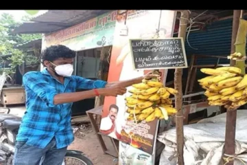 "பசி எடுத்தால் எடுத்து சாப்பிடவும்" ... கொரோனா காலத்தில் பசியாற்றும் வியாபாரி...