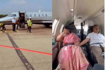 முதல்முறையாக அப்பா, அம்மாவை தனி விமானத்தில் அழைத்துச் சென்ற விஜய் தேவரகொண்டா.... ரியக்சன பாருங்க?