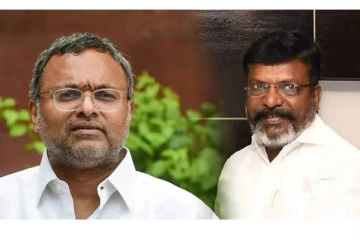 திமுக அரசு என்பது நிலையானது இல்லை - திருமாவுடன் கைகோர்த்த கார்த்திக் சிதம்பரம்!