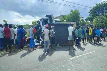 வாழைச்சேனையில் பாரிய விபத்து; ஸ்தலத்தில் உயிரிழந்த நபர்