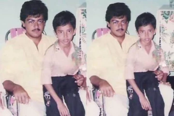 சிறுவயதில் அஜித்தின் மடியில் உட்கார்ந்து புகைப்படம் எடுத்தது இந்த நடிகரா? தீயாய் பரவு புகைப்படம்
