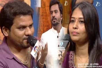 அப்பாவின் பெயரை பயன்படுத்தியது குற்றமா? வெளுத்து வாங்கிய தொகுப்பாளர்!