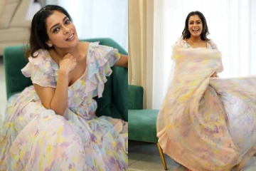 தொகுப்பாளினி கீர்த்தியா இது.. கண்கவரும் லேட்டஸ்ட் கிளிக்ஸ்