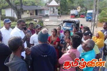 நிவாரணம் கிடைக்கவில்லை என தெரிவித்து வீதிக்கு இறங்கிய கொட்டகலை - ரொப்கில் மக்கள்