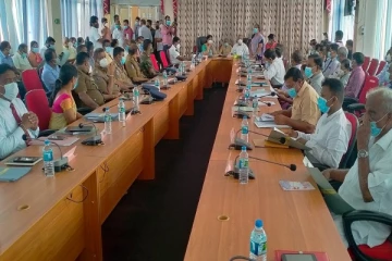 கிளிநொச்சி மாவட்ட அபிவிருத்தி ஒருங்கிணைப்புக்குழு கூட்டம் ஆரம்பம்