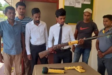 கந்தளாயில் உள்நாட்டு துப்பாக்கியுடன் நான்கு பேர் கைது