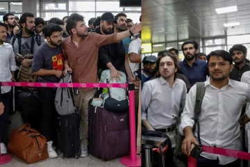 ஆசிய நோடொன்றில் இருந்து உயிருக்கு பயந்து வெளியேறிய நூற்றுக்கணக்கான வெளிநாட்டு மாணவர்கள்