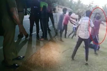 உறங்கிக் கொண்டிருந்த இளைஞன் மீது வாள்வெட்டு!