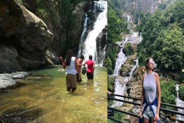 கடும் வறட்சி : இராவணா அருவிக்கு ஏற்பட்ட நிலை