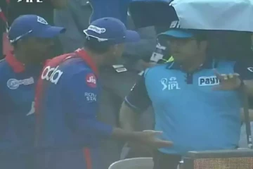 ஐபிஎல் போட்டியின் போது நடுவரிடம் சண்டை போட்ட ரிக்கி பாண்டிங் - இப்படியா நடக்கணும்...!