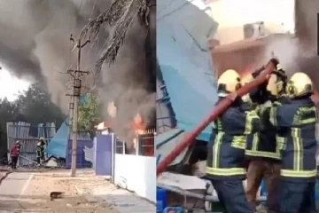 பெயிண்ட் தொழிற்சாலையில் பயங்கர தீ விபத்து- தொழிலாளர்கள் உடல் கருகி பலி!