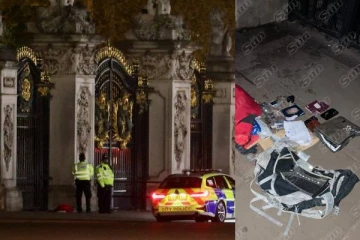 பக்கிங்ஹாம் அரண்மனை வாசலில் கைதான நபரின் பையில் இருந்தவை: வெளியிட்ட அதிகாரிகள்