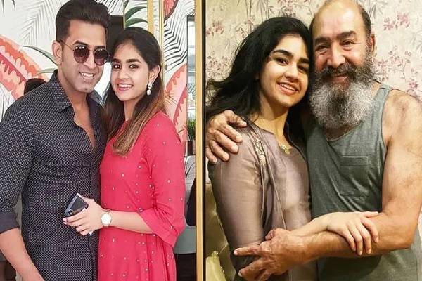 கையில் குழந்தையுடன் விஜயகுமார் பேத்தி! இணையத்தை ஆக்கிரமிக்கும் புகைப்படங்கள் | Actor Vijayakumars Granddaughter Diyas With Baby