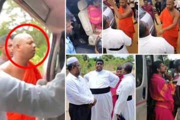 தமிழர் பகுதியில் மிக மோசமாக நடந்துகொண்ட பௌத்த துறவி(Video)