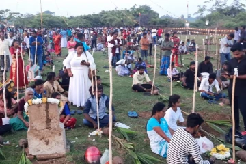 கண்ணீருடன் கலந்த திருகோணமலை சம்பூர் ஆலங்குளம் மாவீரர் துயிலும் இல்லம் (Photos)