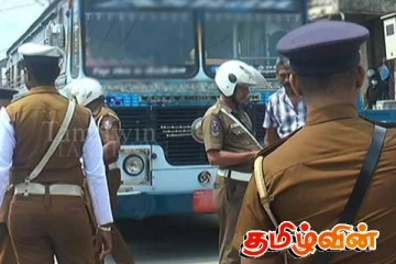 யாழ்.சாவகச்சேரியில் அரச அதிகாரியின் வாகனம் தனியார் பேருந்துடன் மோதி விபத்து