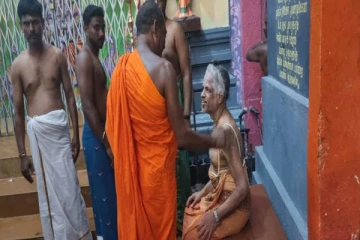 நாகபூஷணி அம்மன் கோவிலில் பெளத்த தேரர்