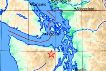 கனடாவின் விக்டோரியா பகுதியில் நிலநடுக்கம்