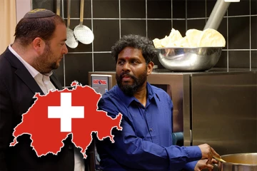 சுவிற்சர்லாந்தில் ஈழத்தமிழர் சமைக்கும் யூத உணவு (Photos)