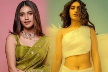 கவர்ச்சி உடையில் படுத்தபடி போஸ் கொடுத்த பிரியா வாரியர்!! போட்டோ வைரல்