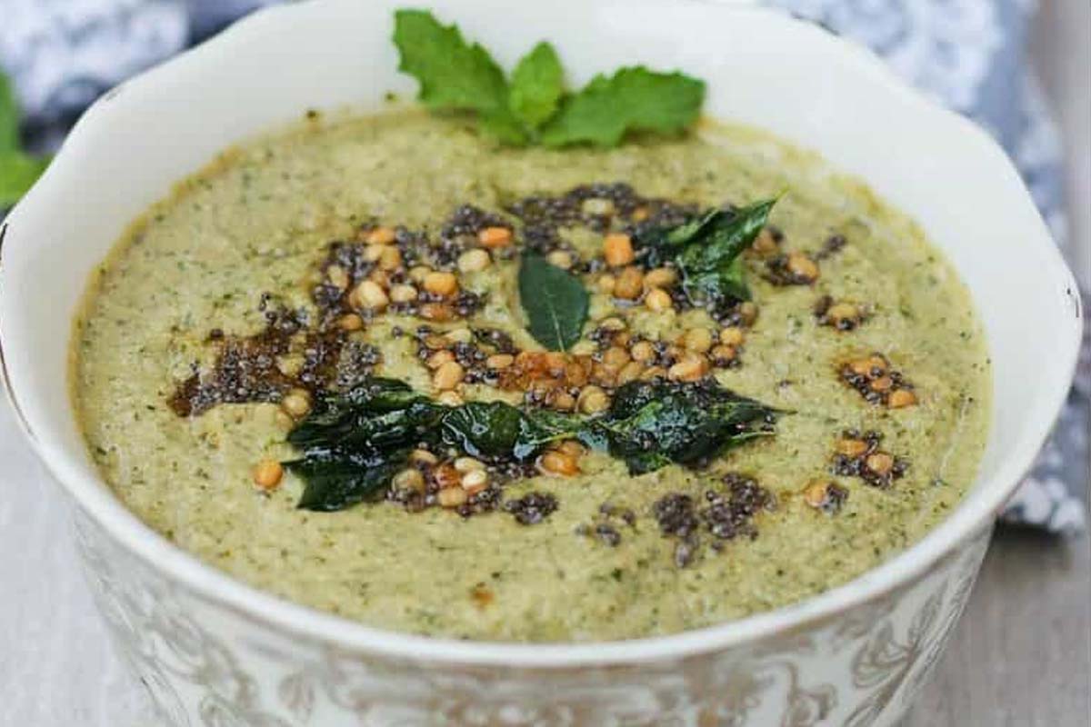 சுவையான வேர்கடலை புதினா சட்னி... ஒரு தடவை இப்படி செய்து பாருங்க | How To Make Peanut Mint Chutney