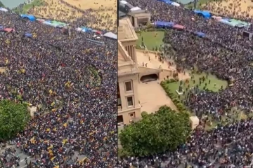 தடைகளை தகர்த்தெறிந்து உள்ளே சென்ற போராட்டக்காரர்! உச்சக்கட்ட மகிழ்ச்சியில் பொதுமக்கள்