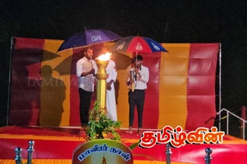 இரணைப்பாலை துயிலுமில்லத்தில் இடம்பெற்ற அஞ்சலி நிகழ்வு