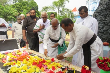 படுகொலை செய்யப்பட்ட அருட்தந்தை சந்திரா பெனான்டோவின் நினைவேந்தல்