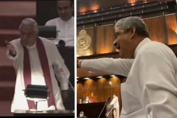 ඇමති චමල්, සරත් ෆොන්සේකාට පහර දෙන්න යයි..ෆොන්සේකා පැන දුවයි..සිදුවූ දේ මෙන්න.