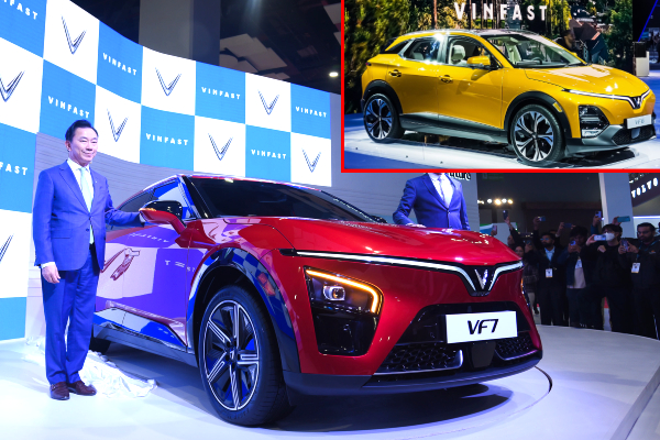 VinFast India showroom, VinFast VF 6 and VF 7 booking, VinFast Surat Gujarat launch, VinFast vs Tesla India, VinFast electric SUV price India, EV market India 2025, VinFast Thoothukudi plant, Tesla Model Y showroom India, Electric car sales India, VinFast dealership network India