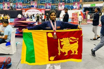 கராத்தே போட்டியில் இலங்கைக்கு பெருமை சேர்த்துக் கொடுத்த சானுயா (Photos)