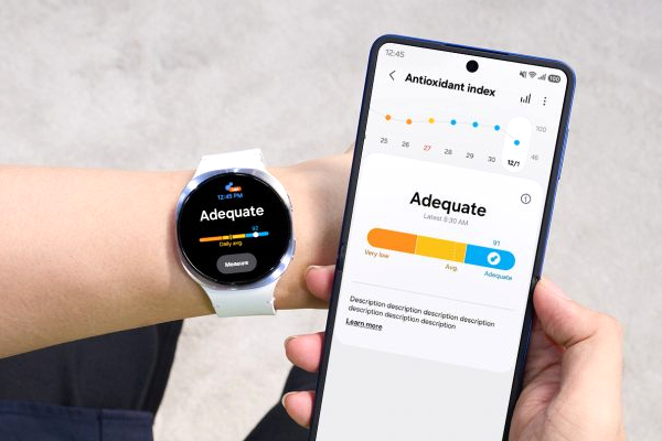 Samsung Galaxy Watch 8, Galaxy Watch antioxidant index, carotenoid level smartwatch, nutrition tracking wearable, Galaxy Watch 8 health features, Samsung thumb scan sensor, antioxidant index smartwatch, WHO fruit vegetable intake, Galaxy Watch 8 carotenoids, smartwatch diet tracker Samsung Galaxy Watch 8, Galaxy Watch antioxidant index, carotenoid level smartwatch, nutrition tracking wearable, Galaxy Watch 8 health features, Samsung thumb scan sensor, antioxidant index smartwatch, WHO fruit vegetable intake, Galaxy Watch 8 carotenoids, smartwatch diet tracker