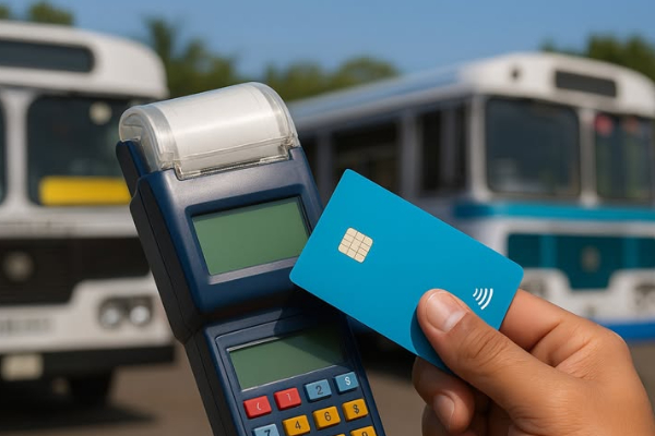 இன்று முதல் பேருந்து பயணத்தில் வங்கி அட்டை பாவிக்கலாம்! | You Can Use Your Bank Card On Bus Trips Srilanka