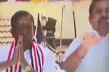 ஈரோடு இடைத்தேர்தல் : வேட்பாளரை ஆதரித்து பேசிய எடப்பாடி : தூங்கி விழுந்த வேட்பாளர் ? வைரலாகும் வீடியோ