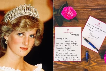 இளவரசி டயானாவின் ரகசிய கடிதங்கள் ஏலத்திற்கு! வெளிவரும் சுவாரஸ்ய தகவல்கள்