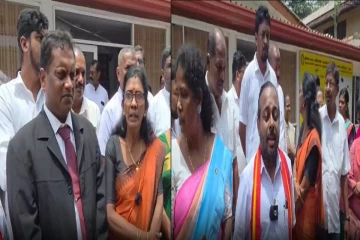 அதிகாரிகளின் இடையூறுக்கு எதிராக யாழ். மாநகர சபை உறுப்பினர்கள் போராட்டம்