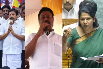 சி.வி.சண்முகத்தை தொடர்ந்து திண்டுக்கல் சீனிவாசன் சர்ச்சை பேச்சு - சீறிய கனிமொழி