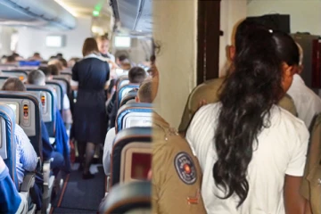 இலங்கை வந்த விமானத்தில் பெண் ஒருவரின் மோசமான செயல்