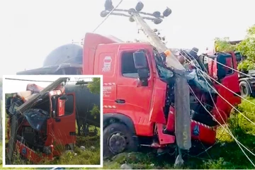 திருகோணமலை - அனுராதபுரம் பிரதான வீதியில் விபத்து: இருவர் வைத்தியசாலையில்