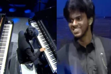 இரு கைகளில் இரு பியானோ வாசித்து வெளிநாட்டவர்களை வியக்க வைத்த தமிழன்! யார் இந்த லியன் நாதஸ்வரம்;
